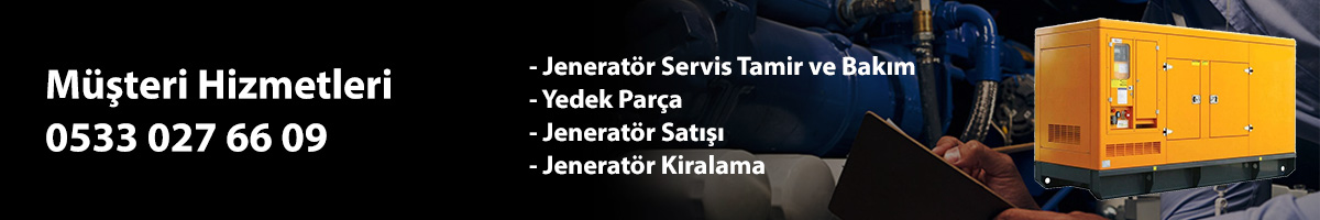 acil jenaratör servisi Ödemiş